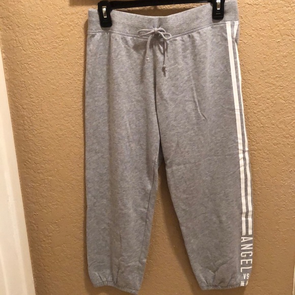 NWT Victoria’s Secret Angel Capri Joggers. Super soft & cute. VS Angel logo. - Picture 3 of 9